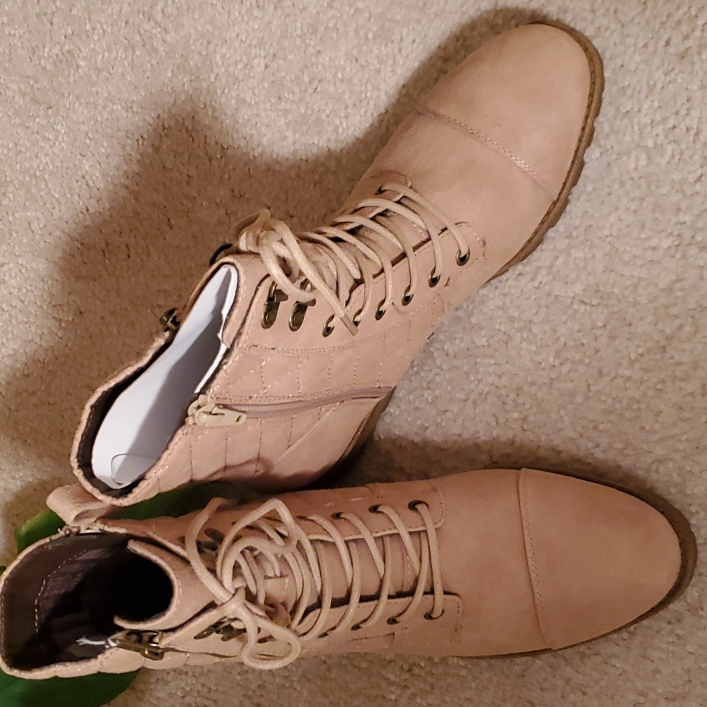 White Mountain Combat Style Boots - Picture 8 of 8
